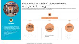 Fulfillment Center Optimization Plan To Streamline Shipment Pickup And Deliveries Complete Deck Idea Downloadable