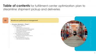 Fulfillment Center Optimization Plan To Streamline Shipment Pickup And Deliveries Complete Deck Appealing Downloadable