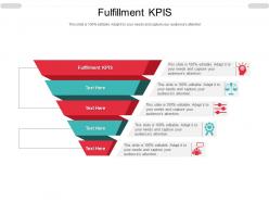 Fulfillment kpis ppt powerpoint presentation portfolio graphics download cpb