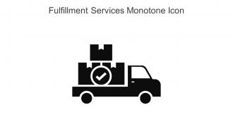 Fulfillment Services Monotone Icon In Powerpoint Pptx Png And Editable Eps Format