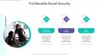 Full Benefits Social Security In Powerpoint And Google Slides Cpb