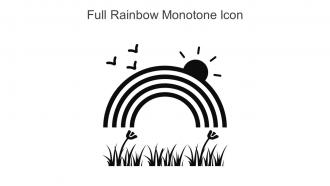 Full Rainbow Monotone Icon In Powerpoint Pptx Png And Editable Eps Format