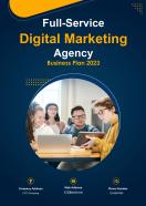 Full Service Digital Marketing Agency Business Plan Pdf Word Document