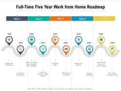 Full time five year work from home roadmap