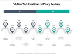 Full time work from home half yearly roadmap