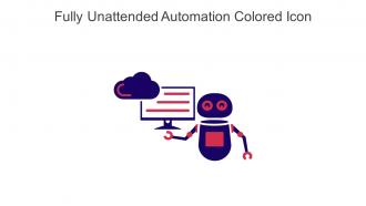 Fully Unattended Automation Colored Icon In Powerpoint Pptx Png And Editable Eps Format