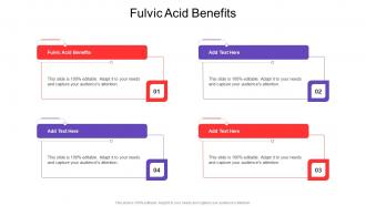 Fulvic Acid Benefits In Powerpoint And Google Slides Cpb