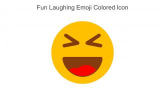 Fun Laughing Emoji Colored Icon In Powerpoint Pptx Png And Editable Eps Format