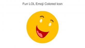 Fun Lol Emoji Colored Icon In Powerpoint Pptx Png And Editable Eps Format