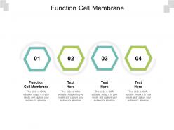Function cell membrane ppt powerpoint presentation infographic template samples cpb
