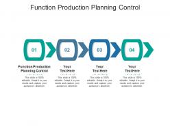 Function production planning control ppt powerpoint presentation pictures gallery cpb
