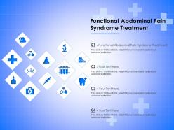 Functional abdominal pain syndrome treatment ppt powerpoint presentation infographic