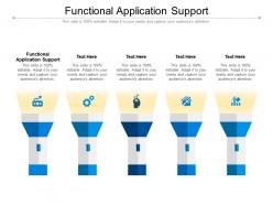 Functional application support ppt powerpoint presentation infographic template cpb