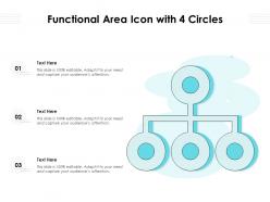 Functional area icon with 4 circles
