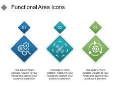 Functional area icons