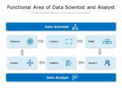 Functional Area Of Data Scientist And Analyst