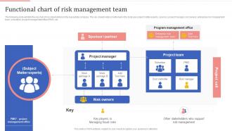 Functional Chart Of Risk Management Team Optimizing Process Improvement