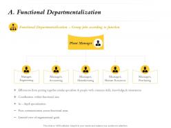 Functional Departmentalization With Common Ppt Powerpoint Presentation File Clipart