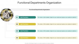 Functional Departments Organization In Powerpoint And Google Slides Cpb