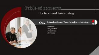 Functional Level Strategy Powerpoint Presentation Slides Strategy CD Customizable Pre-designed