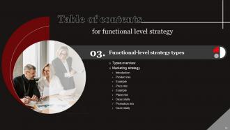 Functional Level Strategy Powerpoint Presentation Slides Strategy CD Appealing Pre-designed