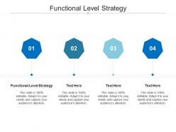 Functional level strategy ppt powerpoint presentation outline mockup cpb