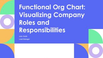 Functional Org Chart Visualizing Company Roles And Responsibilities PPT Guidelines AT