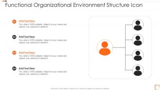 Functional Organizational Environment Structure Icon