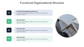 Functional Organizational Structure In Powerpoint And Google Slides Cpb