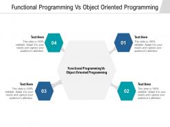 Functional programming vs object oriented programming ppt powerpoint presentation professional clipart cpb