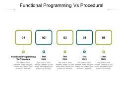 Functional programming vs procedural ppt powerpoint presentation show design ideas cpb