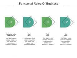 Functional roles of business ppt powerpoint presentation file icon cpb