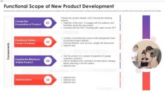 Functional Scope Of New Product Development