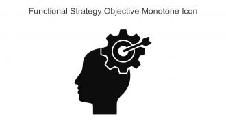 Functional Strategy Objective Monotone Icon In Powerpoint Pptx Png And Editable Eps Format