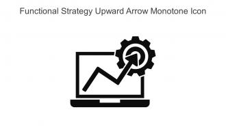 Functional Strategy Upward Arrow Monotone Icon In Powerpoint Pptx Png And Editable Eps Format