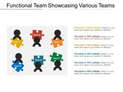 Functional team showcasing various teams