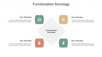 Functionalism Sociology Ppt Powerpoint Presentation Pictures Guidelines Cpb