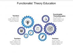 Functionalist theory education ppt powerpoint presentation ideas example cpb
