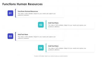 Functions Human Resources In Powerpoint And Google Slides Cpb