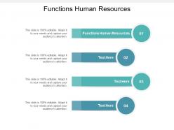 Functions human resources ppt powerpoint presentation infographics example introduction cpb