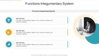 Functions Integumentary System In Powerpoint And Google Slides Cpb