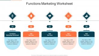 Functions Marketing Worksheet In Powerpoint And Google Slides Cpb