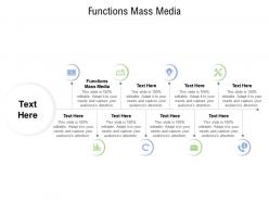 Functions mass media ppt powerpoint presentation professional pictures cpb