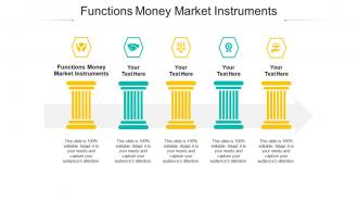 Functions money market instruments ppt powerpoint presentation summary clipart cpb
