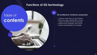 Functions Of 5G Technology Powerpoint Presentation Slides Unique Informative