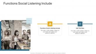 Functions Social Listening Include In Powerpoint And Google Slides Cpb