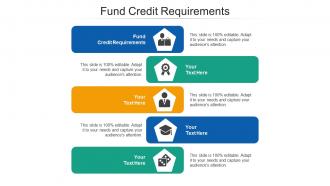 Fund credit requirements ppt powerpoint presentation professional guidelines cpb