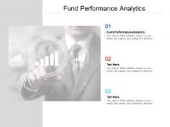 Fund performance analytics ppt powerpoint presentation gallery design cpb