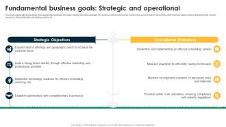 Fundamental Business Goals Strategic Lawn Mowing Business Plan BP SS