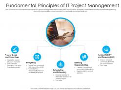 Fundamental Principles Of IT Project Management